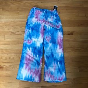 Kid youth  girl size 12 NWT ski pants / snow